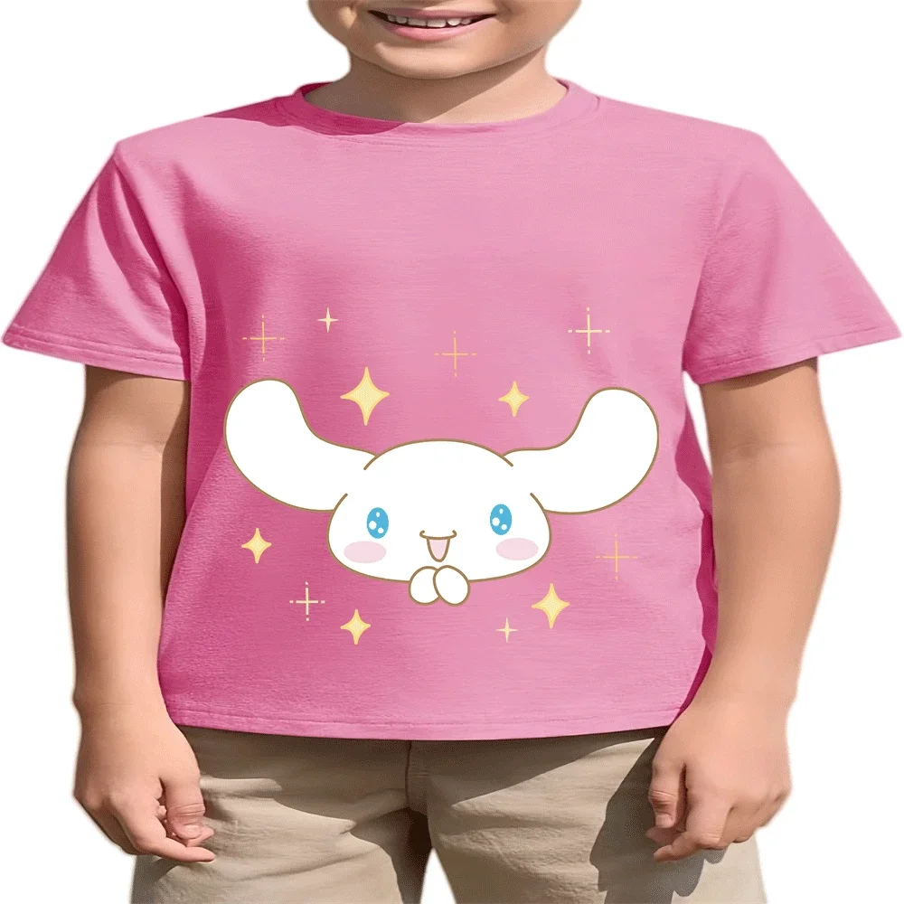 

Детская хлопковая футболка с принтом в виде мультфильма для мальчиков и девочек, летняя модная коллекция, 2-14 лет, горячая распродажа