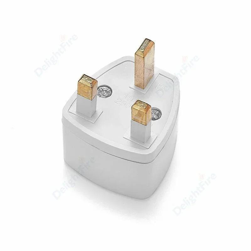 Adaptor steker UK Amerika Australia Eropa AU EU AS ke Inggris adaptor perjalanan Amerika ke Inggris soket daya tipe G Outlet AC