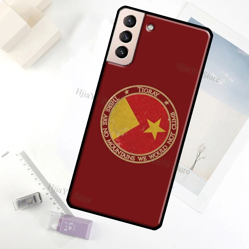 Tigray Flag Case For Samsung Galaxy S23 Ultra Note 20 10 S9 S10 Plus S20 S21 FE S22 Ultra Phone Cover