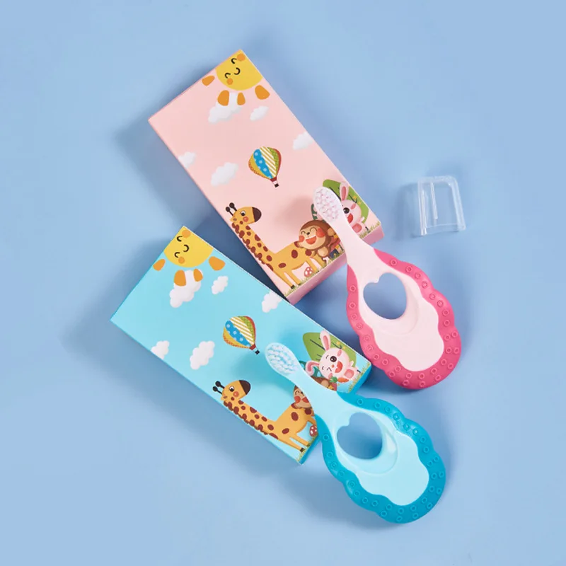 Baby Toothbrush & Toddler Toothbrush for Age 0-3 Years Old Extra Soft Toothbrush with 10000 Soft Floss Bristle for Baby Gum Care