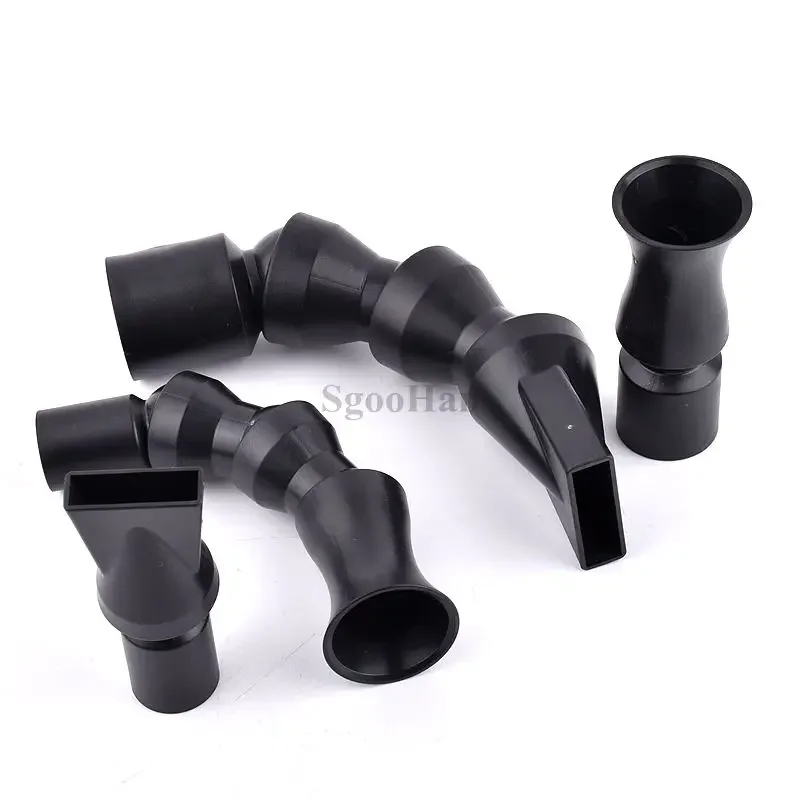 360-degree rotatable water outlet pipe with duckbill-shaped flow nozzle for aquarium filter pumps compatible with standard DIN g