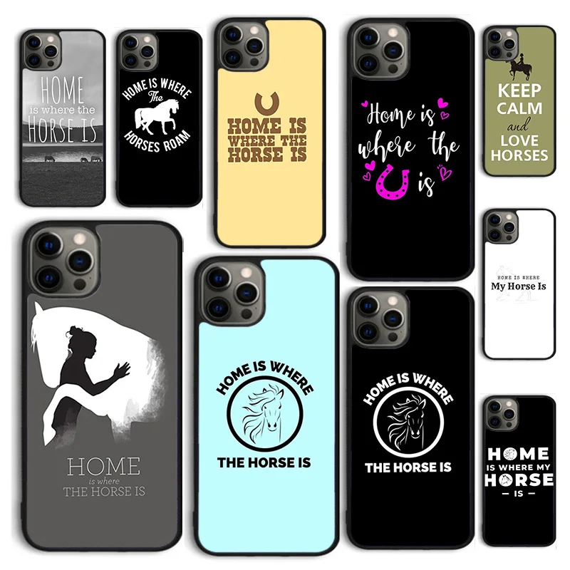

Чехол для телефона Autumu Home Is Where The Horse Is для iPhone 17 Air 16 16e 15 12 11 13 14 Pro Max Apple Plus Coque