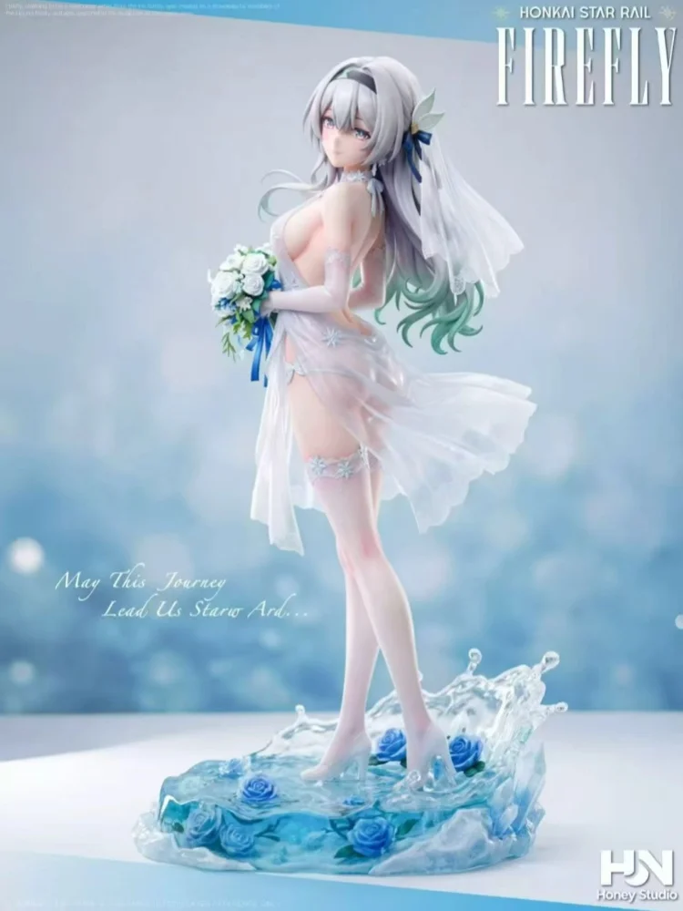 Anime Figure Firefly Wedding Vow Pretty Girl Collectible Statue Desktop Decoration Computer Case Display Anime Periphery Adult