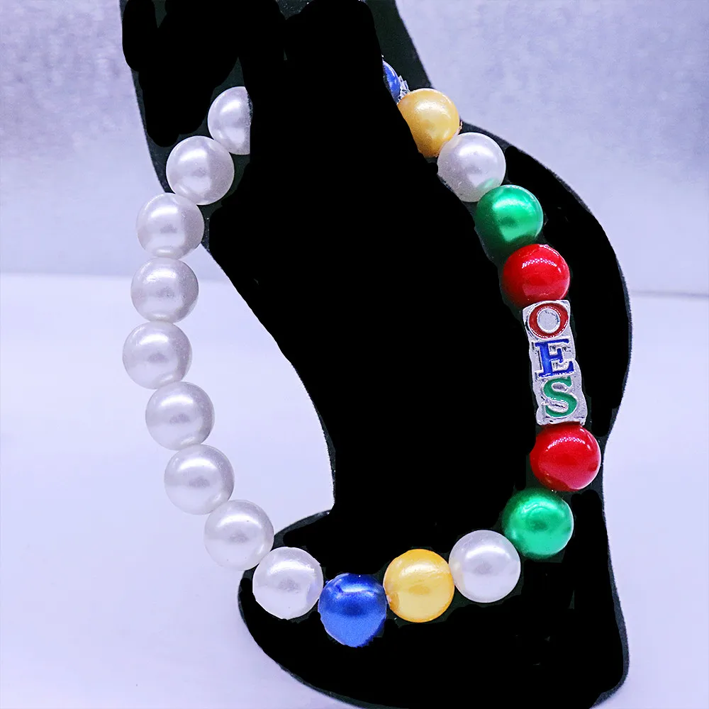 Fashion Women Gifts Greek Letter Sorority Symbol Zeta 1920 Pink Green Club 1913 Delta OES Bracelet Society Jewelry