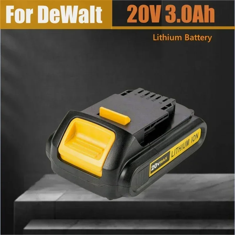 

DCB201 20V 3000mAh Lithium Battery Replacement for DeWalt 18v 20Volt Max Lithium Ion Battery DCB206 DCB205 DCB203 Power Tools