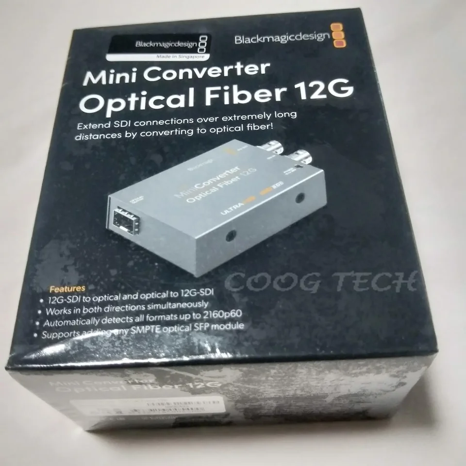 め*い様 Mini Converter Optical Fiber 12G Blackmagic Design Mini Convertisseur Fibre Optique 12G - TEKO