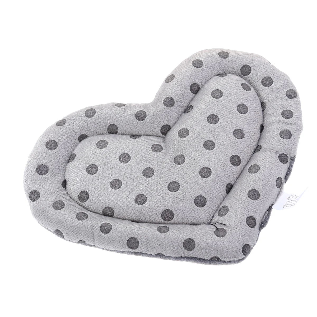 

Mini Warm Sleep Pet Cushion Pad Heart Shaped Bed Cage for Hamster/Hedgehog/Squirrel/Mice/Rats/Small Animals (Grey)