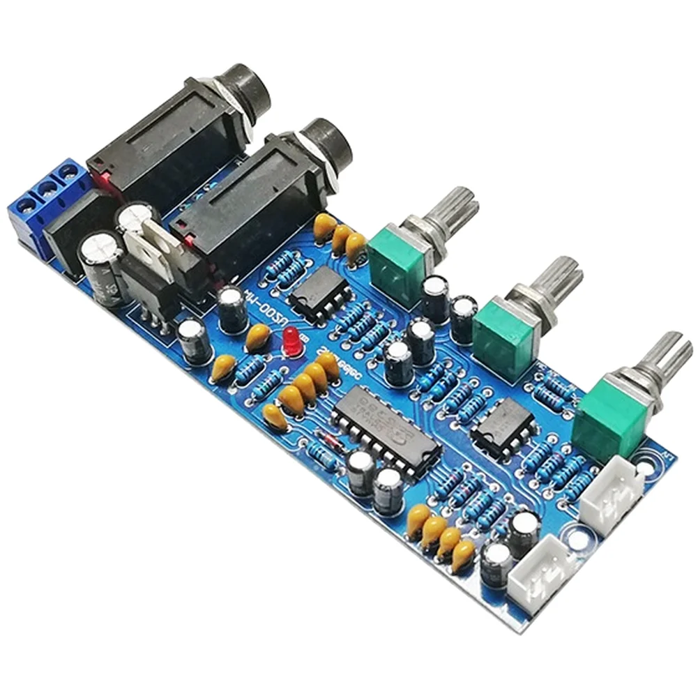 PT2399 Based Microphone Audio Enhancement Board for Karaoke Use with Digital Reverb and Dual Power Input Options