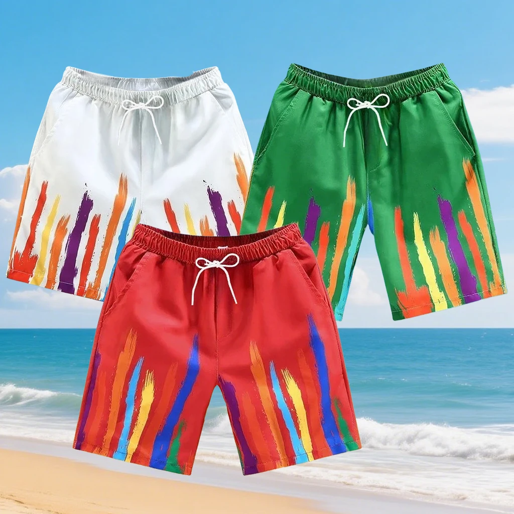 

Мужские/женские быстросохнущие дышащие комфортные шорты 2026 для активного отдыха, бега, пляжа и серфинга, с принтом пентаграммы