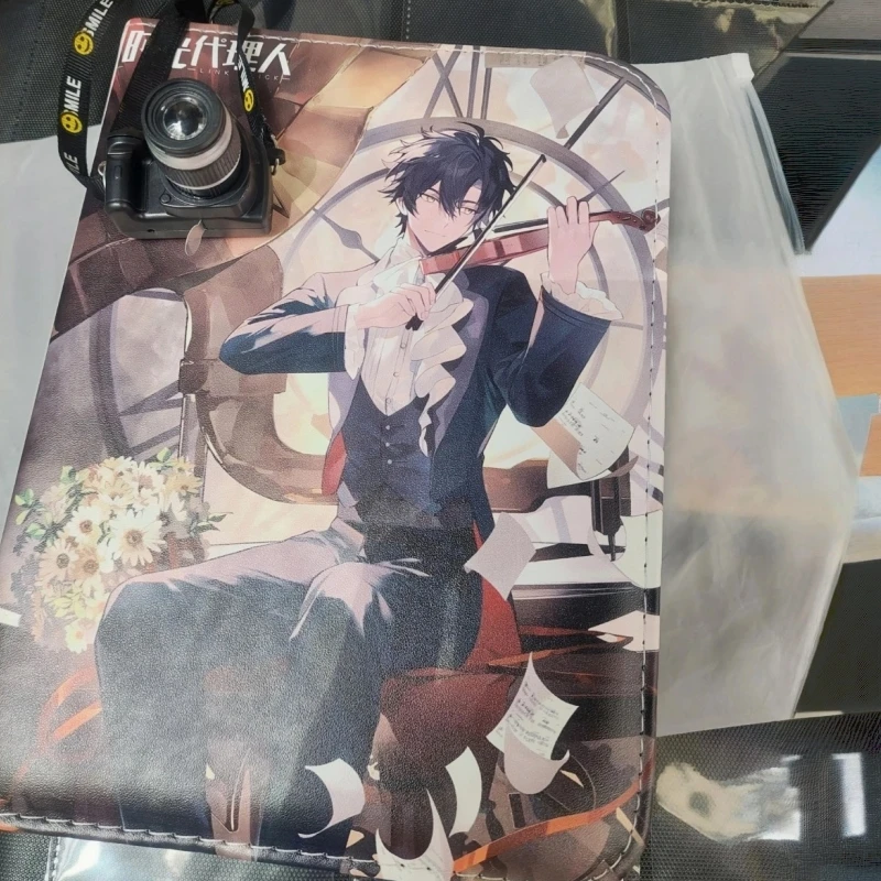 

Game Link Click Card Binder 4/9 Pocket Trading Card Holder Anime Card Binder With 50 Pages Zipper Holder 400-900 Cards Gifts