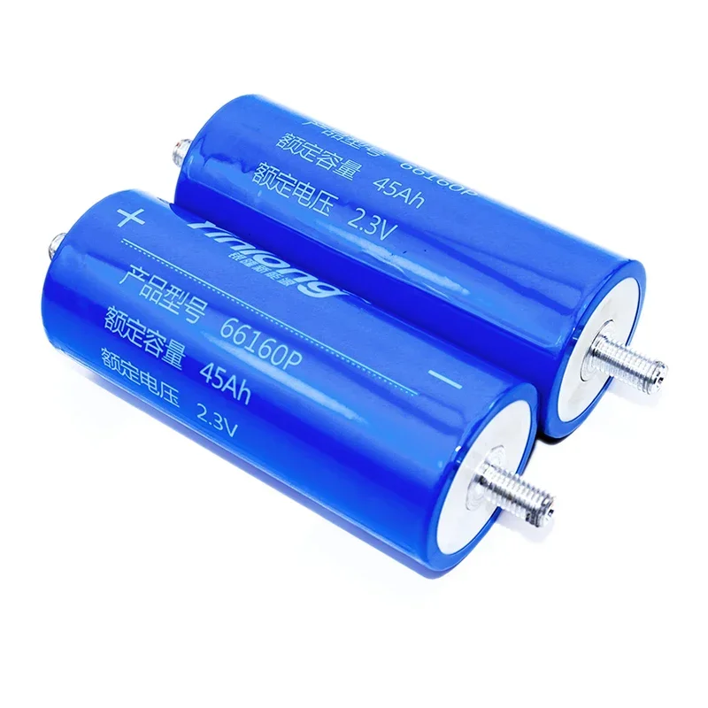 20PCS Original Yinlong 2.3V 45Ah Lithium Titanate 66160 LTO Battery DIY 12v 24v Electric car boat RV speaker Solar Power Supply