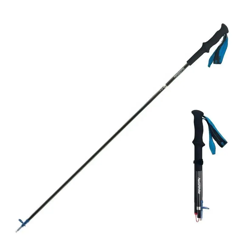 Imagem -05 - Naturehike-ultraleve Telescópico Ultraleve Trekking Pole Montanhismo Sticks para Walking Trail Running Fibra de Carbono St08 4-node