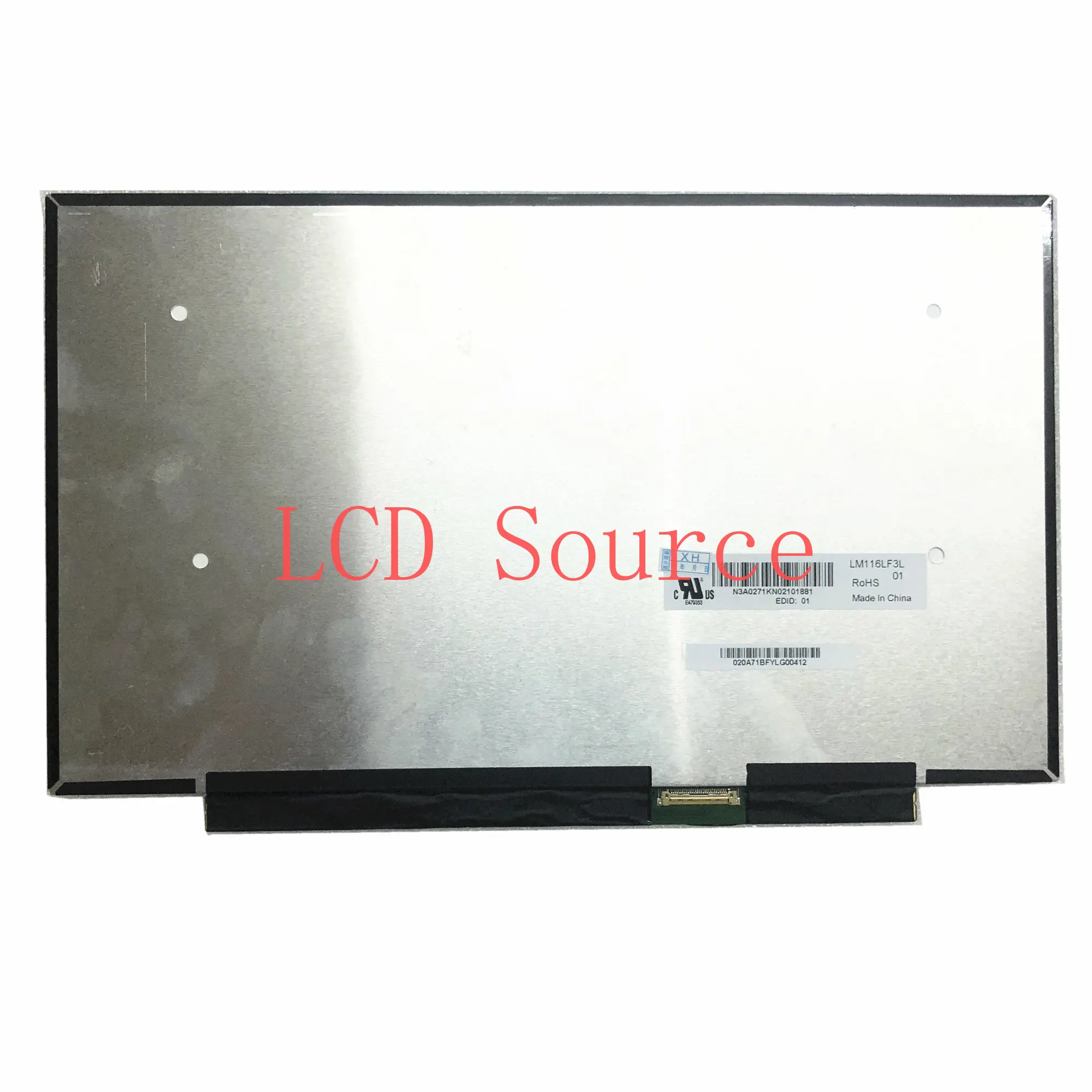 Imagem -02 - Edp 30pin Ips Portátil Lcd Led Tela Lm116lf3l 01 Lm116lf3l01 11.6