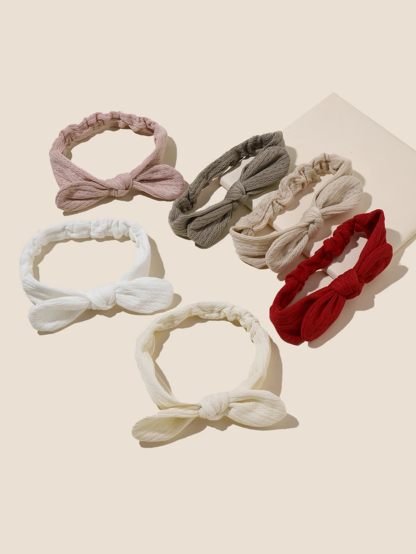 

5pcs Lovely Baby Headband For Girls Elastic Knit Children Turban Baby Bows Soft Nylon Kids Headwear Hair Accessories
