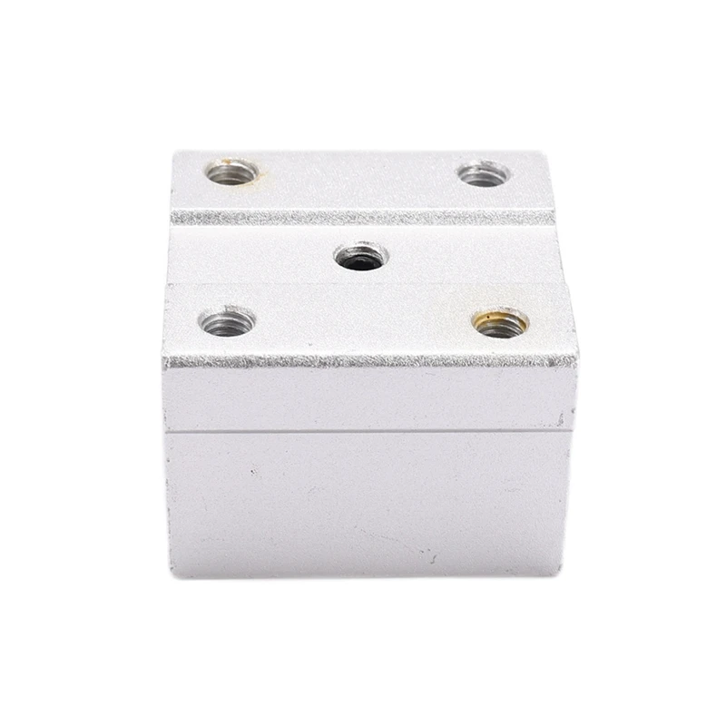 8 X SBR12UU 12Mm Aluminum Linear Motion Router Bearing Block, Silver