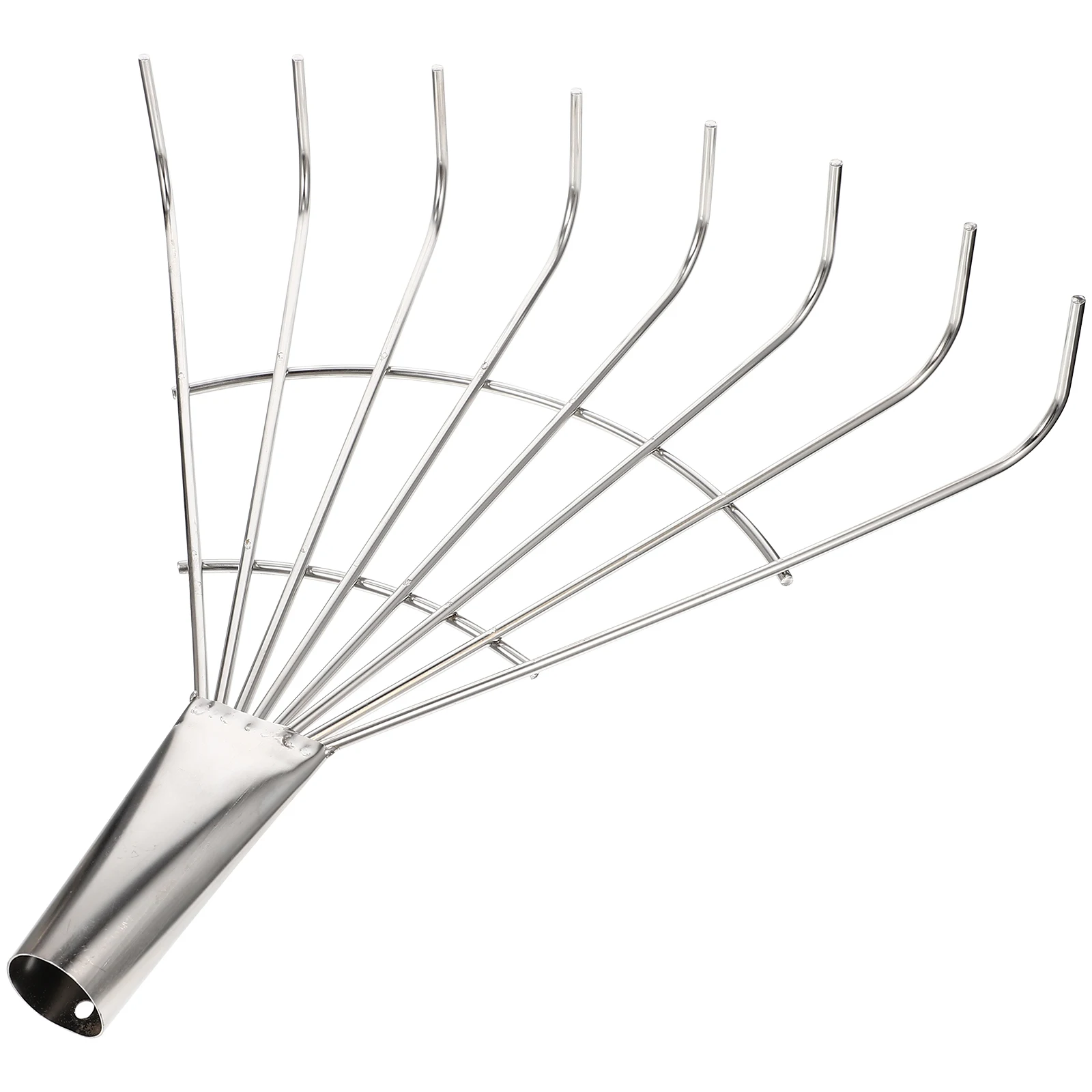 

Stainless Steel Tooth Garden Rake Loosening Soil Weed Collector Durable Gardening Tool Garden Rake No H Shovel Spade