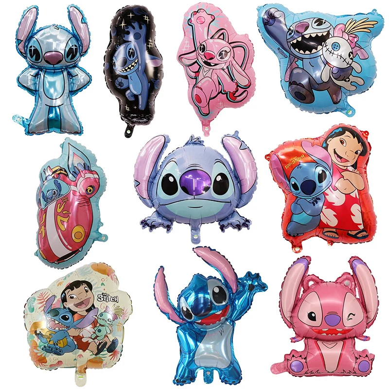 

10/20/50pcs Disney Stitch Foil Balloons Lilo Stitch Birthday Theme Party Decoration Baby Shower Kids Toys Air Globos Supplies