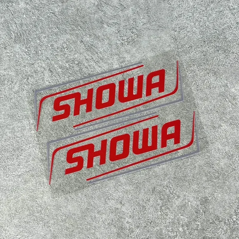 Adesivo distintivo para motocicleta KYB, 2 peças, decalque de marca de suspensão para moto, faça sua motocicleta com esta icônica