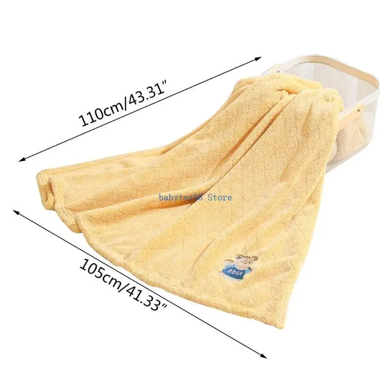 Toalla baño recién nacido y4ud toalla gentil y cómoda vellón coral para niñas chicas