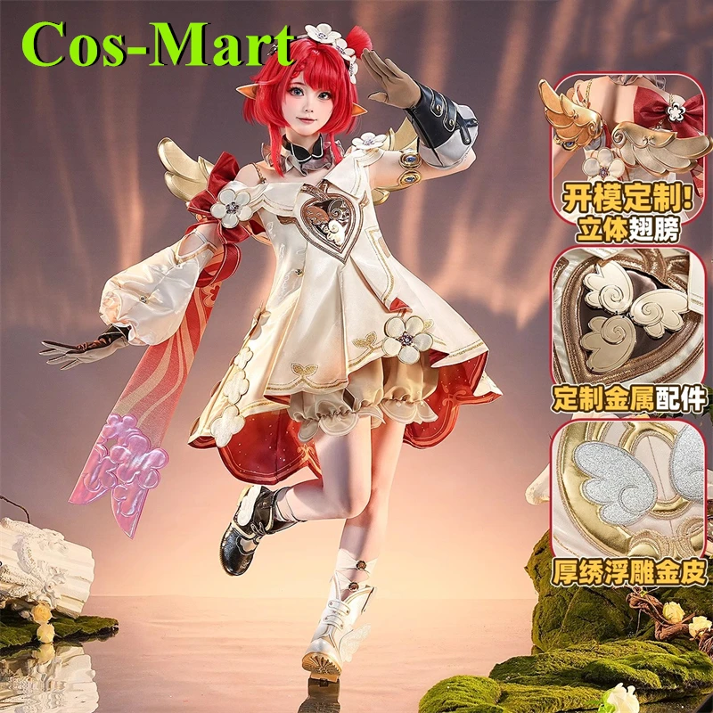 

Cos-Mart Game Honkai: Star Rail Tribios Cosplay Costume Tibao Dress Lolita NiuSkin Party Role Play Clothing New Full Set Hot New
