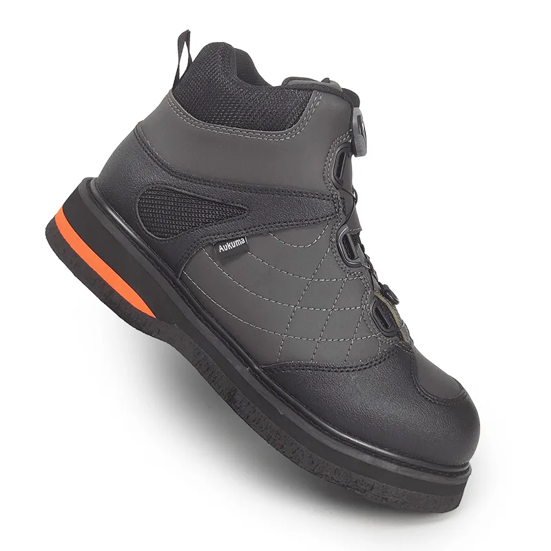 Wędkarskie buty do brodzenia Antypoślizgowe filcowe gwoździe do podeszwy lub nie Upstream River Hunting Hiking Reef Rock Fishing Boots for Fishing Waders