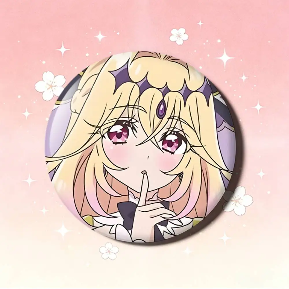 Moria Luruka Star Detective Precure Laser Badge Applicable For Backpack Clothes Hats Decor Creative