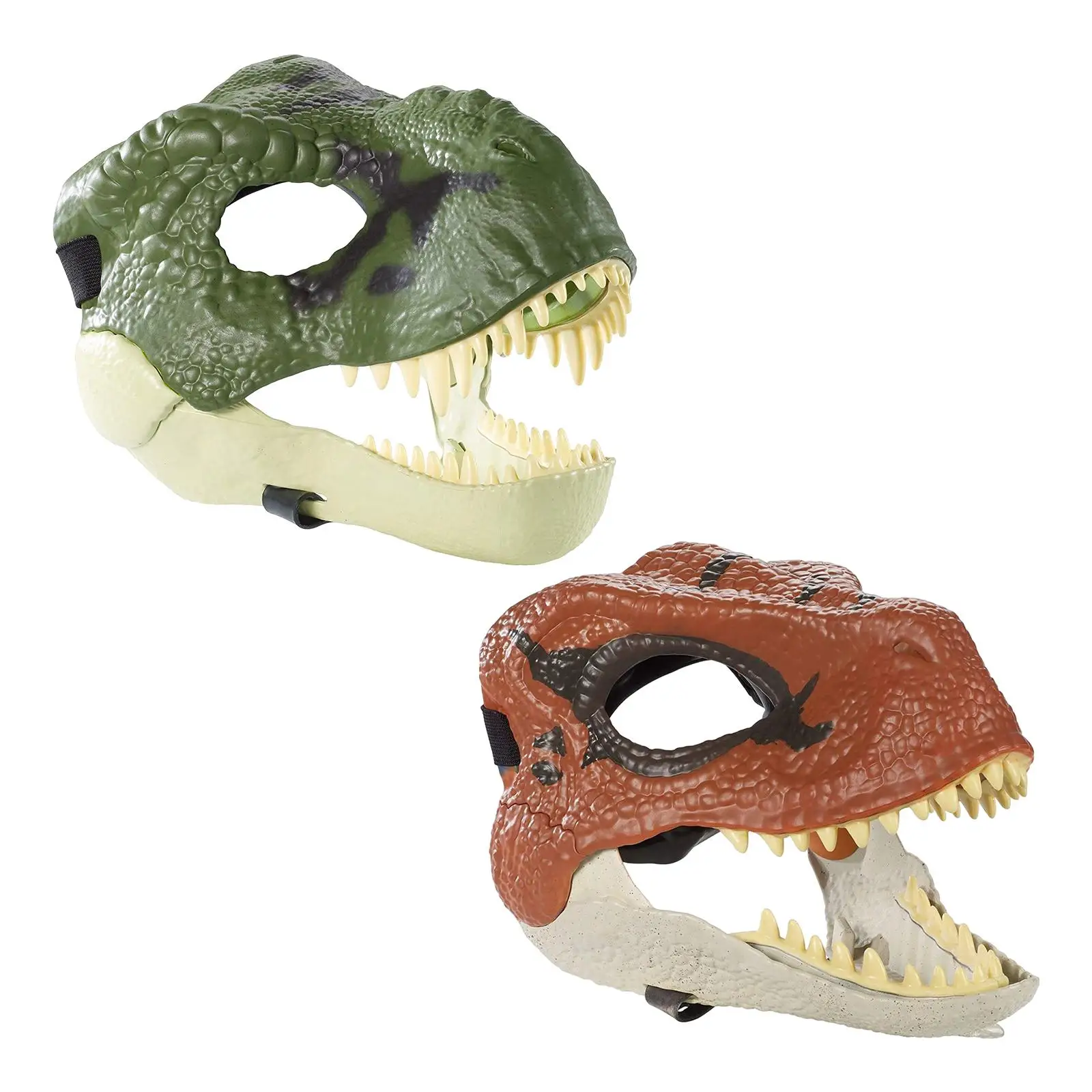 Creative Dinosaur Mask Cosplay Funny Scary Mask for Festival Party Birthday Gift 3D Latex Tyrannosaurus Rex Mask Opening Jaw Kid