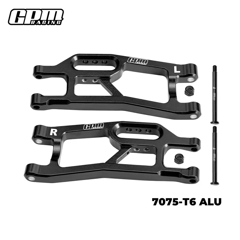 Brazos de suspensión inferiores delanteros de aleación GPM 7075 para TRAXXAS Mini XRT VXL 3S 10725