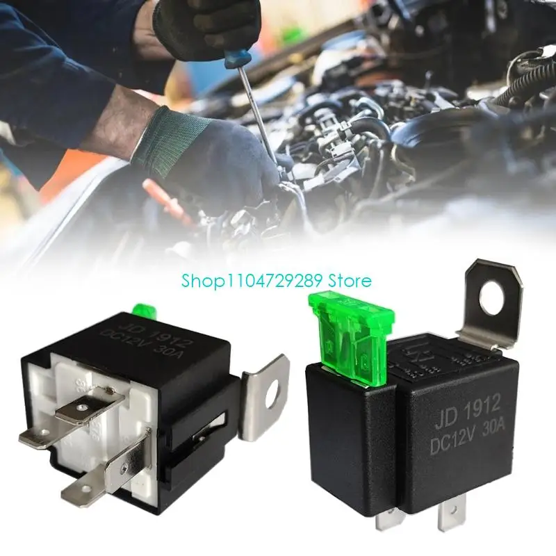 D8KE 12V Plastic Relays Builtin Fuses Fuses Relays Switches For Vehicle Electrical System