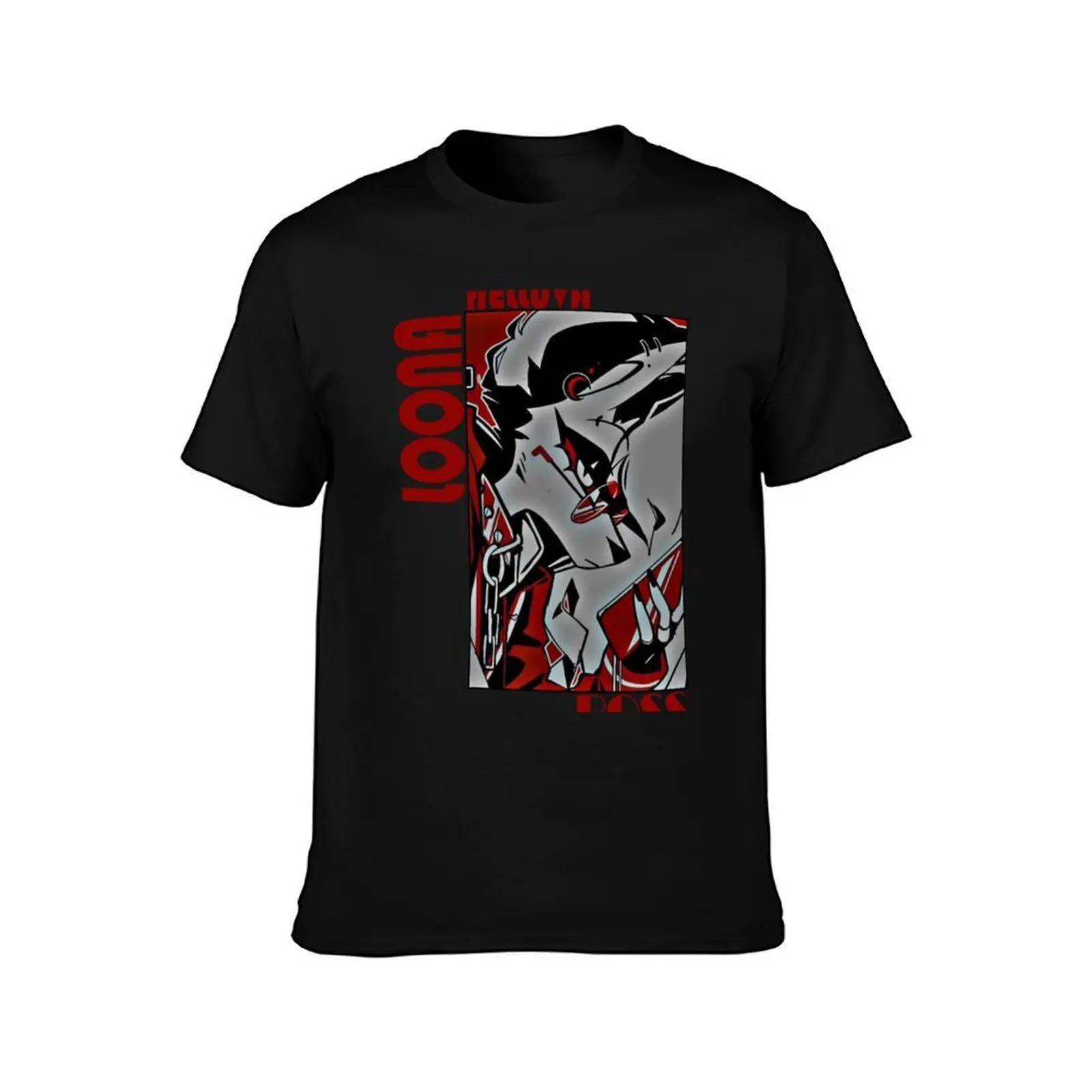 Helluva Boss Loona T-Shirt Worker Basic Short Sleeve Tee T-Shirt