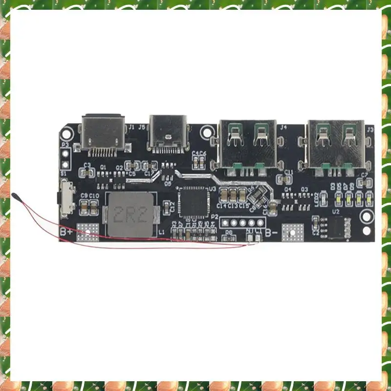 JAJA QC4.0 QC3.0 LED Dual USB 5V 4.5A 22.5W Micro/Type-C USB Mobile Power Bank 18650 Charging Module Temperature Protection