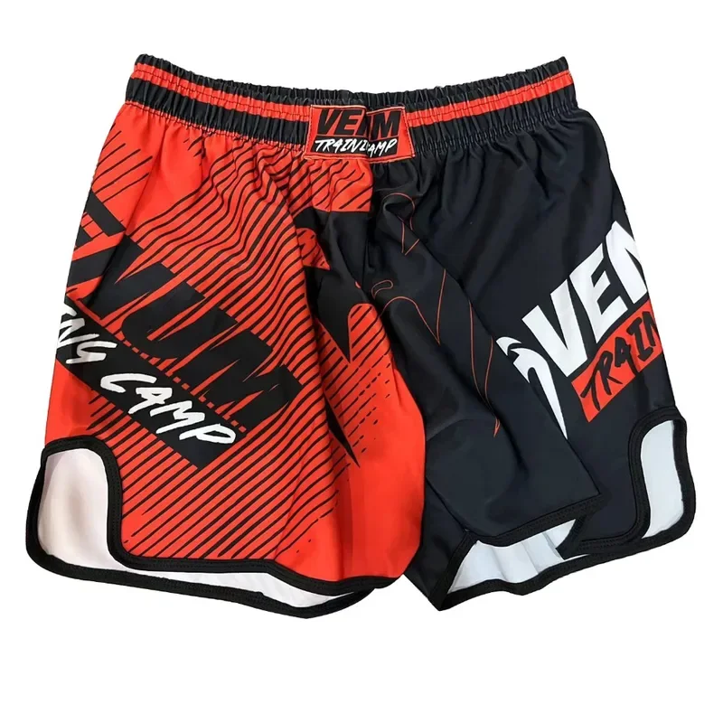 EVERBOUT MMA Fight Boxing Quick Drying Short Pants Muay Thai Training Gym Fitness Fighting Sports Shorts Sweatpants