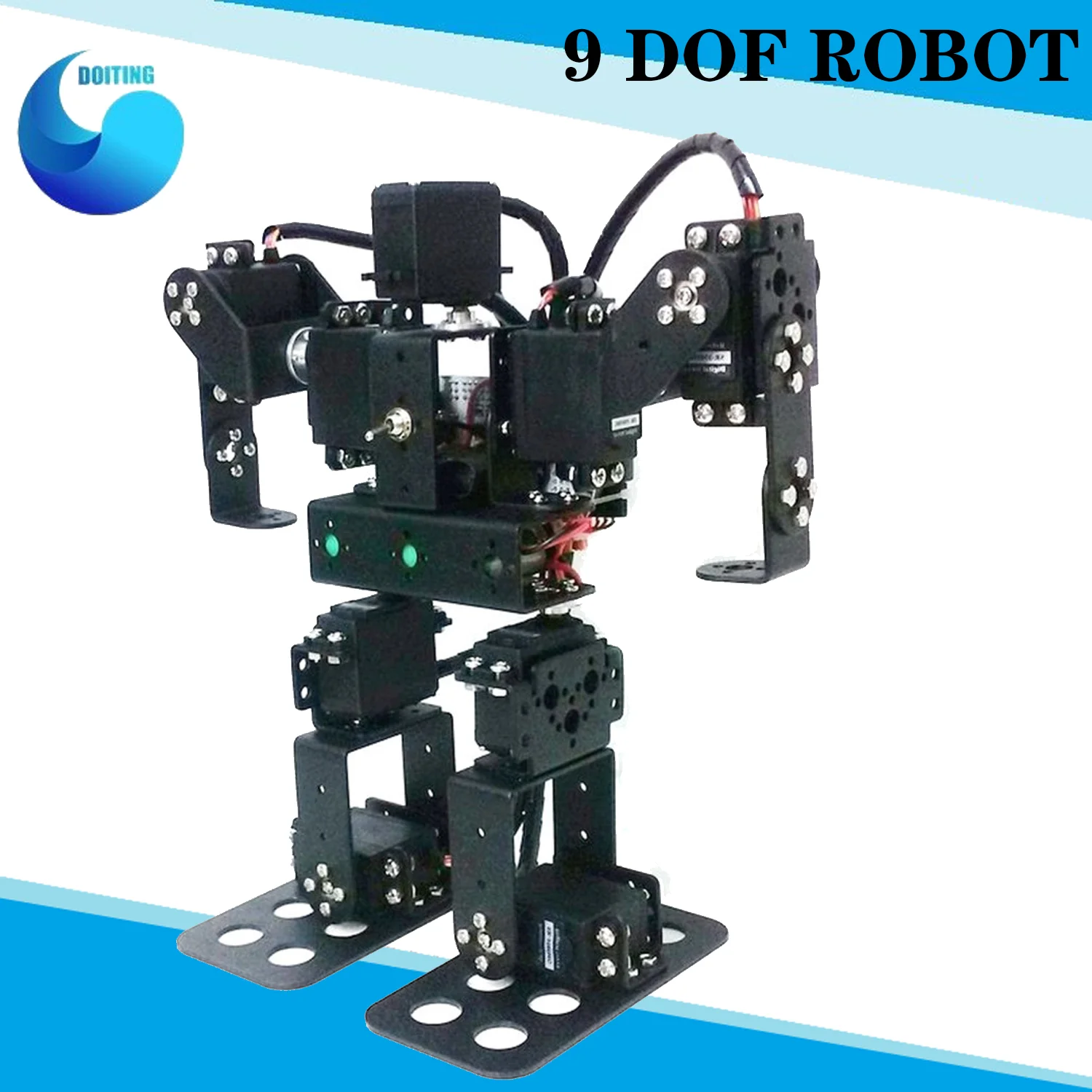 

Original DOIT 9 DOF Robot Arm Mechanical Manipulator Swivel Rotating Clamp Robotic Structure Full Set Humanoid Robot