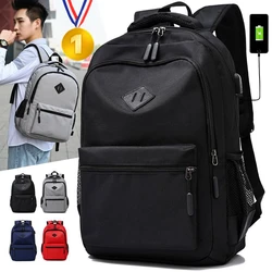 New Waterproof Men Backpack Business Office Back Bags USB Charging Laptop Casual School Backpacks Rucksack Male Backpack Gifts