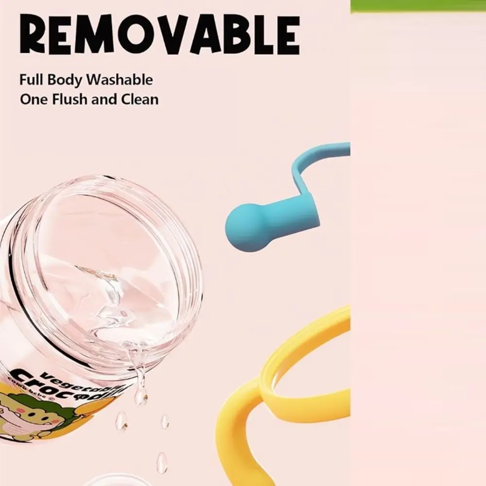 

with Adjustable Strap Whale Fountain Tumbler Leak Proof 300ml Insulated Water Bottle Widened Handle Stainless Steel Whale Cup