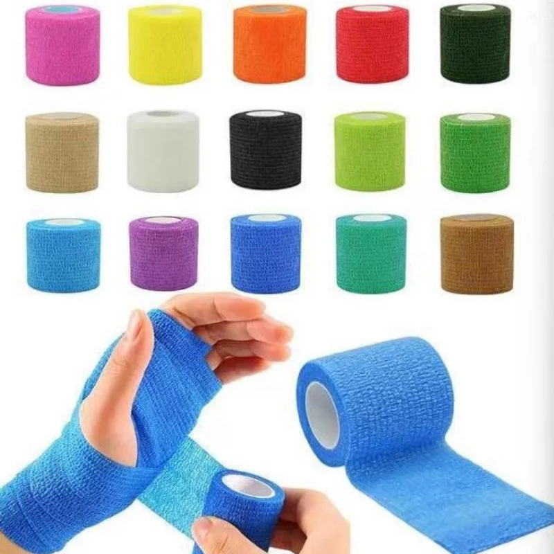 Premium Self Adhesive Elastic Bandage Tape, Multipurpose Sports Protective Wrap for Joints