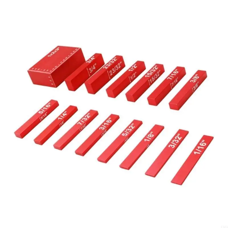 

15Pcs Setup Block Precisions Setup Bar for Router Height Gauge Set