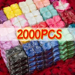 100/2000PCS Artificial Rose Petal Colorful Simulation Silk Fake Roses Petal for Valentines Day Wedding Party Romantic Decoration
