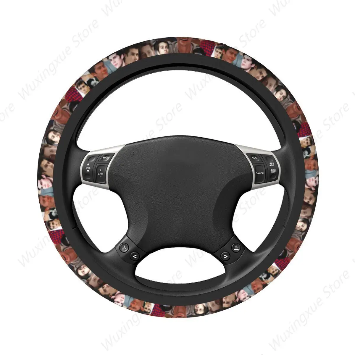 37-38 Car Steering Wheel Cover Dylan O'Brien Stiles Anti-slip Teen Wolf Car-styling Elastische Car Accessories