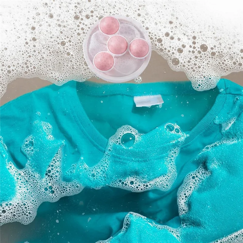 

B47B-3Pcs Floating Hair Filtering Mesh Removal, Reusable Washing Machine Hair Filter Cleaning Mesh Bag Pet Hair Remover