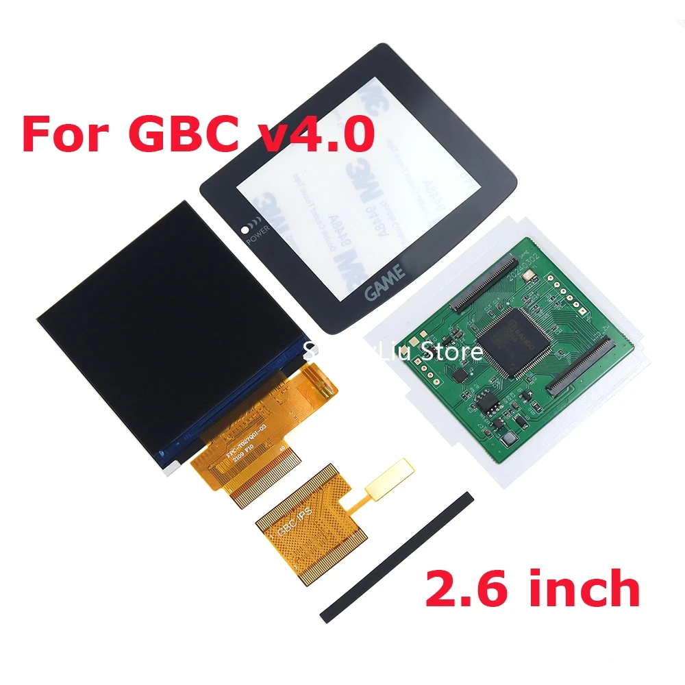 

Для GBC v4.0 ЖК-экран высокой яркости 2,6-дюймовый дисплей с подсветкой IPS-экран для цвета Gameboy