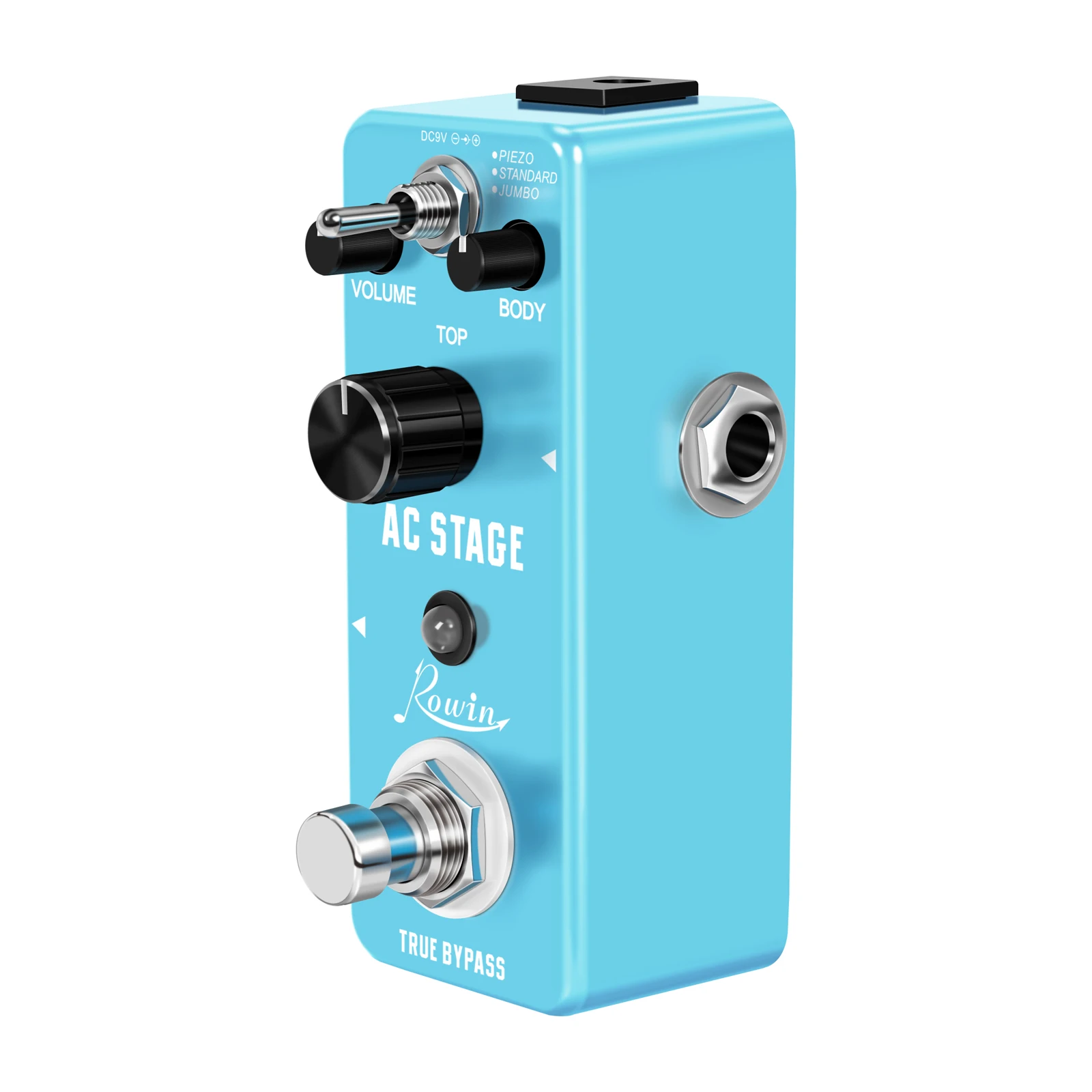 AC Stage Guitar Effect Pedal Convert Electric Guitar\'s Signal To Very Realistic Acoustic Sound