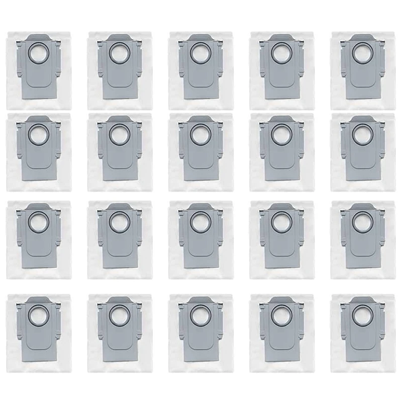 20PCS For Roborock Qrevo, Qrevo Pro, Qrevo S, Qrevo Maxv, Qrevo Master, P10, P10 Pro Robot Vacuum Parts Dust Bag