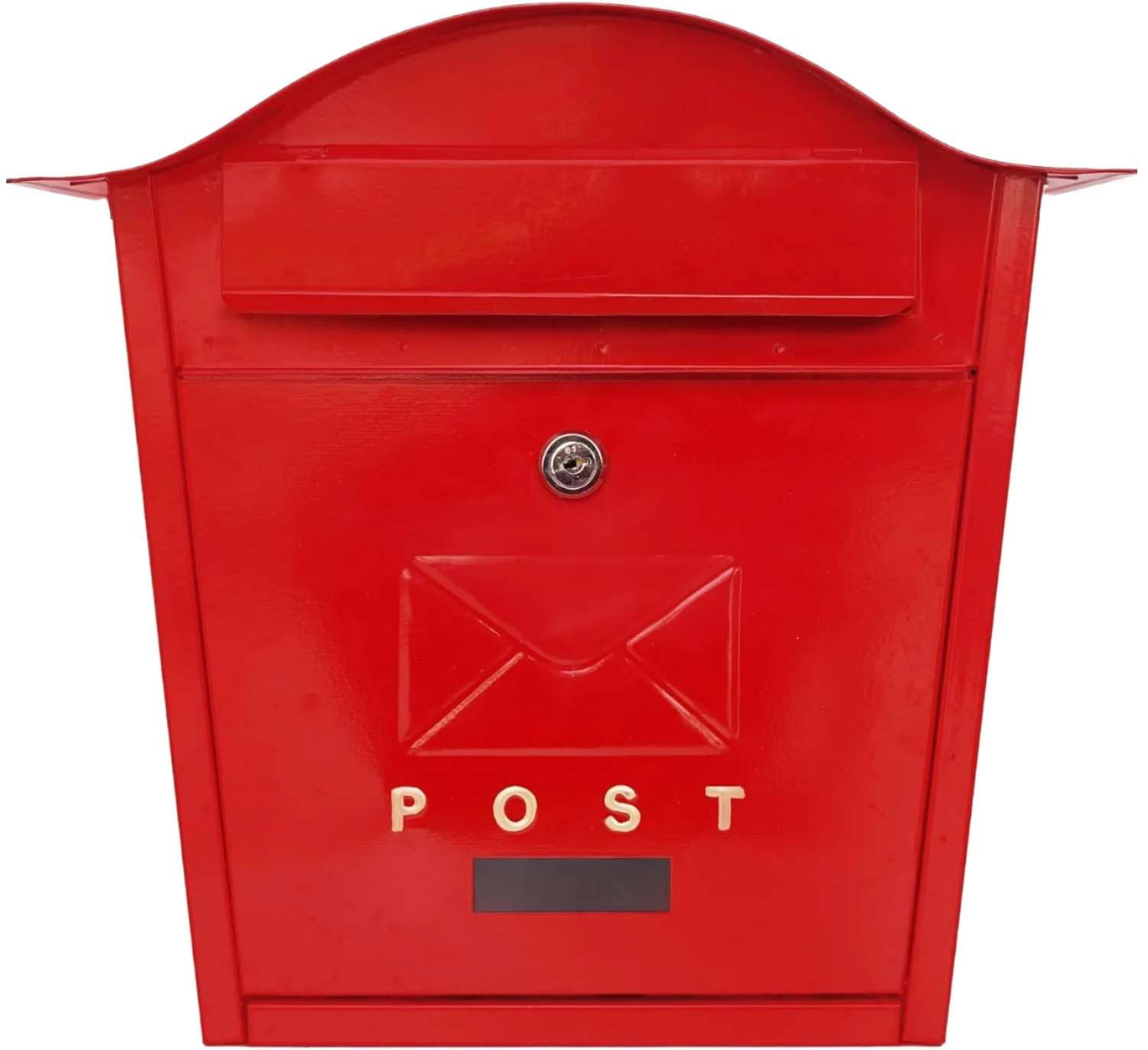 Household storage outdoor wall-mounted locking mailbox security key lock mechanism durable metal flip key