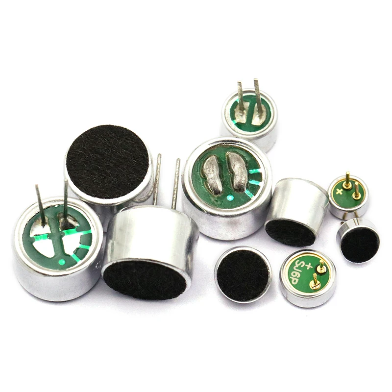 5pcs Mic Head 6 * 5mm 7 * 9 6 * 2.2 Capacitive Electret Microphone 52DB Pickup Microphone Without Microphone