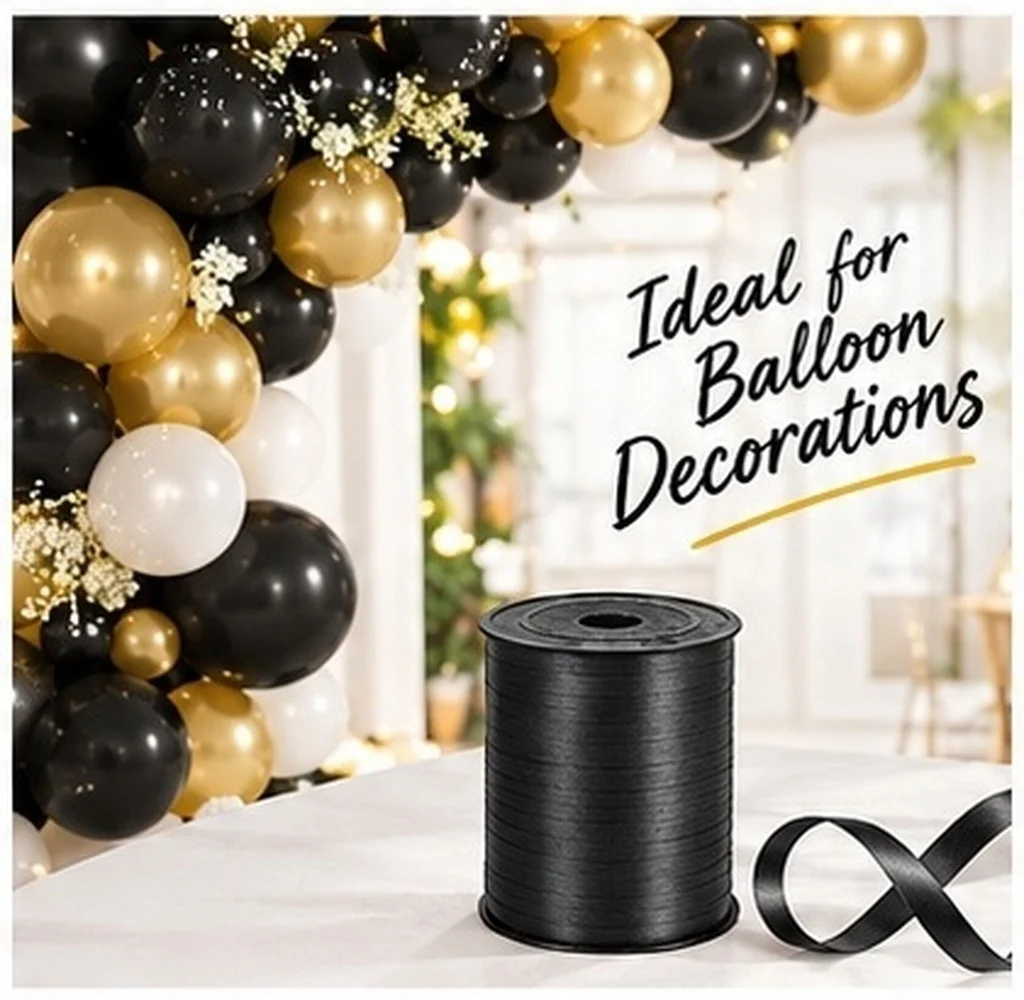 500 Yards Ribbon Curling Streamer for Wedding Party Decor Balloon Garland Present Box Wrapping Floral Arrangements