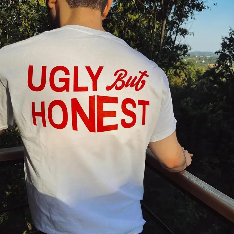 

Футболка Ugly But Honest в стиле гранж, эстетика для него, ее, модная, уникальная