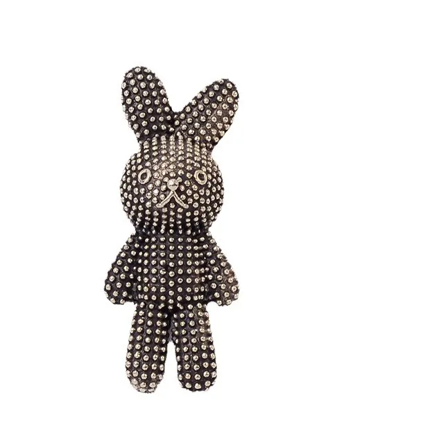 Korean version hair band headgear hair accessories alloy accessories retro cartoon animal bear rabbit DIY mobile phone case mate view 5