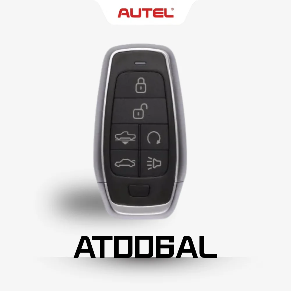 Autel IKEY STANDARD AT006 – 6 Button Universal Smart Key Remote Compatible with Autel Programming Device