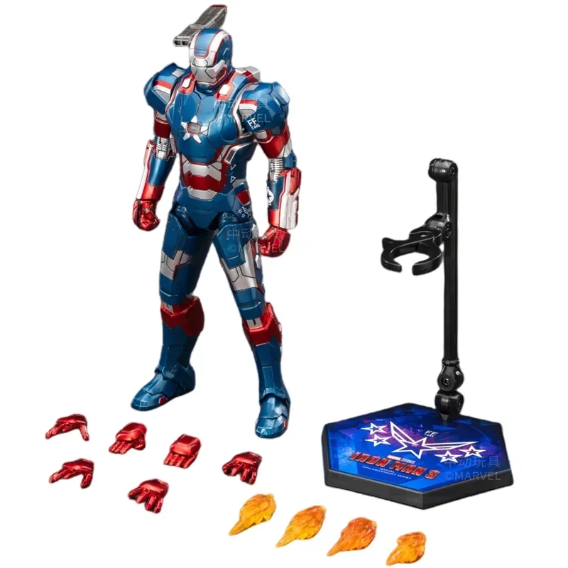 ZD Toys Iron Man Action Figure Iron Patriot MK1-7 MK17 MK33 MK85 MK30 War Machine Legends Avengers Tony Stark Raccogliere Giocattolo Regalo